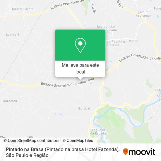Pintado na Brasa (Pintado na brasa Hotel Fazenda) mapa