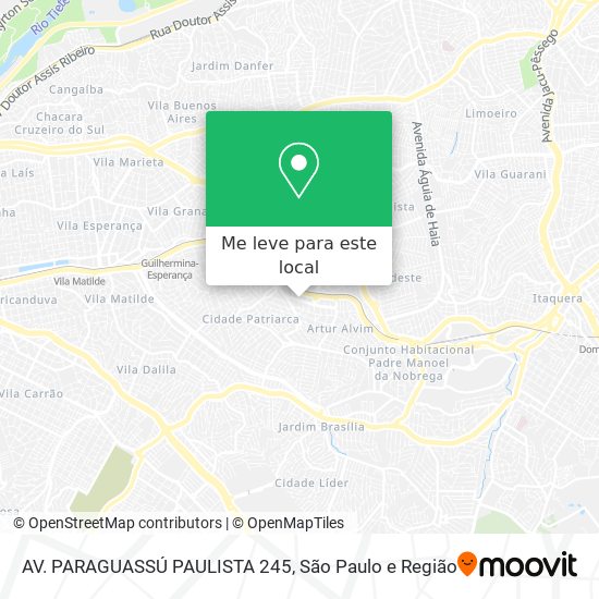 AV. PARAGUASSÚ PAULISTA 245 mapa