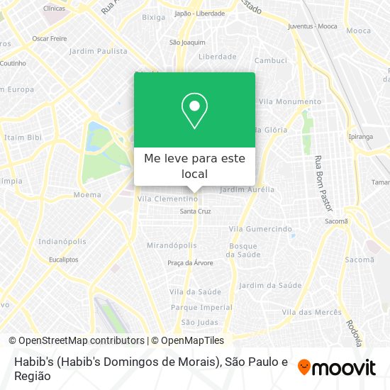 Habib's (Habib's Domingos de Morais) mapa