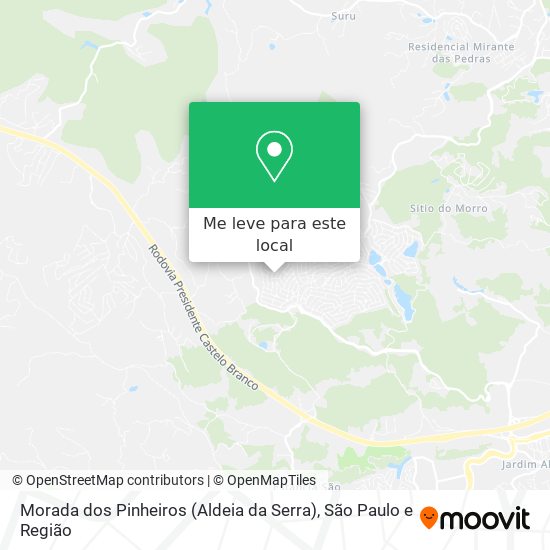 Morada dos Pinheiros (Aldeia da Serra) mapa