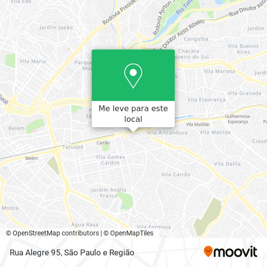 Rua Alegre 95 mapa
