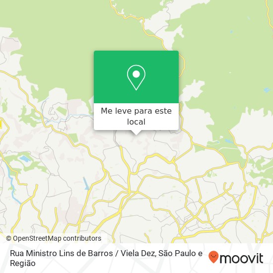Rua Ministro Lins de Barros / Viela Dez mapa