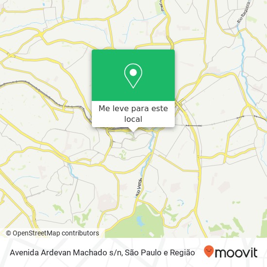Avenida Ardevan Machado s/n mapa