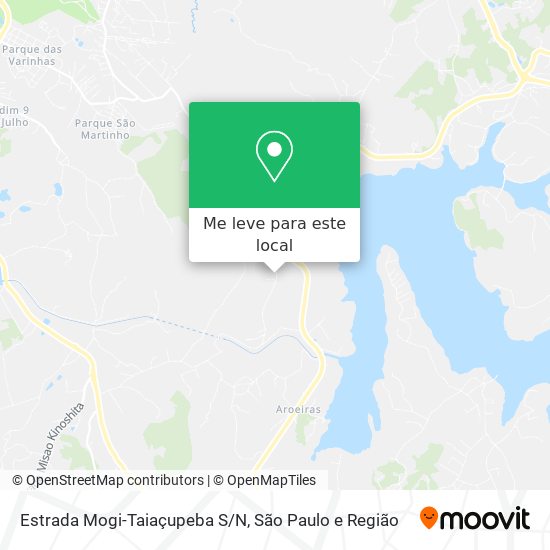 Estrada Mogi-Taiaçupeba S/N mapa