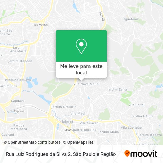 Rua Luiz Rodrigues da Silva 2 mapa