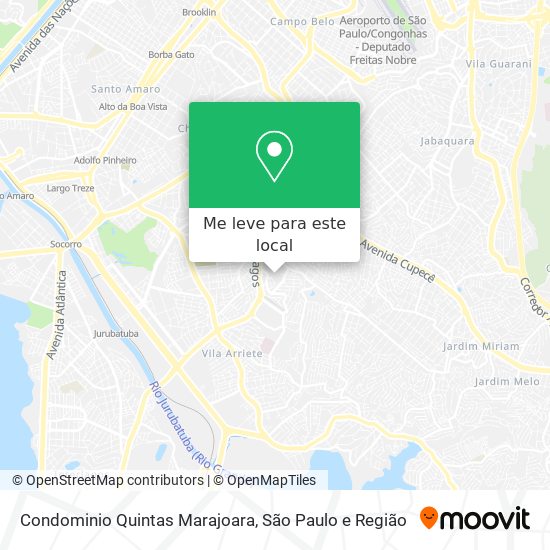 Condominio Quintas Marajoara mapa
