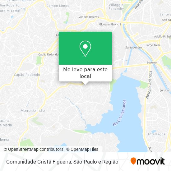Comunidade Cristã Figueira mapa