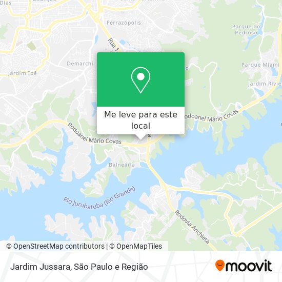 Jardim Jussara mapa