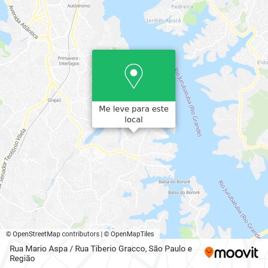 Rua Mario Aspa / Rua Tiberio Gracco mapa