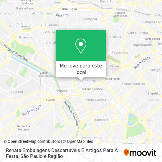 Renata Embalagens Descartaveis E Artigos Para A Festa mapa