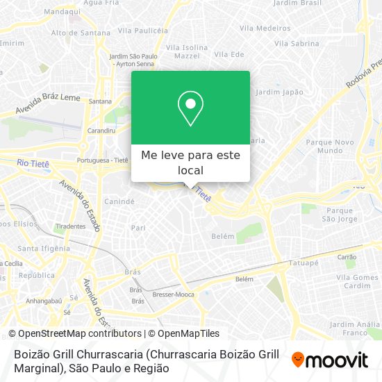 Boizão Grill Churrascaria mapa