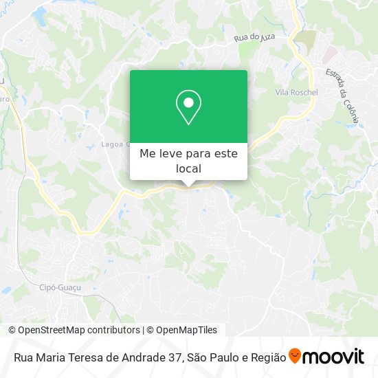 Rua Maria Teresa de Andrade 37 mapa
