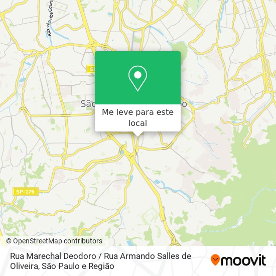 Rua Marechal Deodoro / Rua Armando Salles de Oliveira mapa
