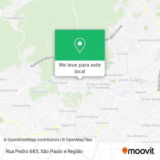 Rua Pedro 685 mapa