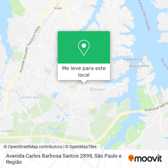 Avenida Carlos Barbosa Santos 2898 mapa