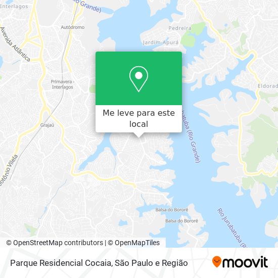 Parque Residencial Cocaia mapa
