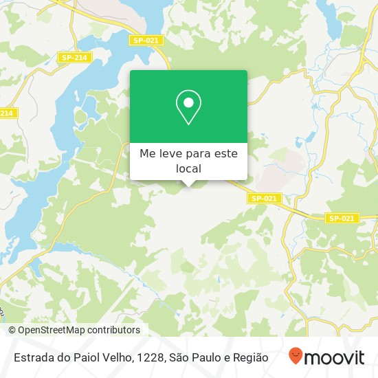 Estrada do Paiol Velho, 1228 mapa
