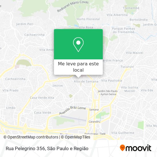 Rua Pelegrino 356 mapa