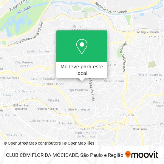 CLUB CDM FLOR DA MOCIDADE mapa