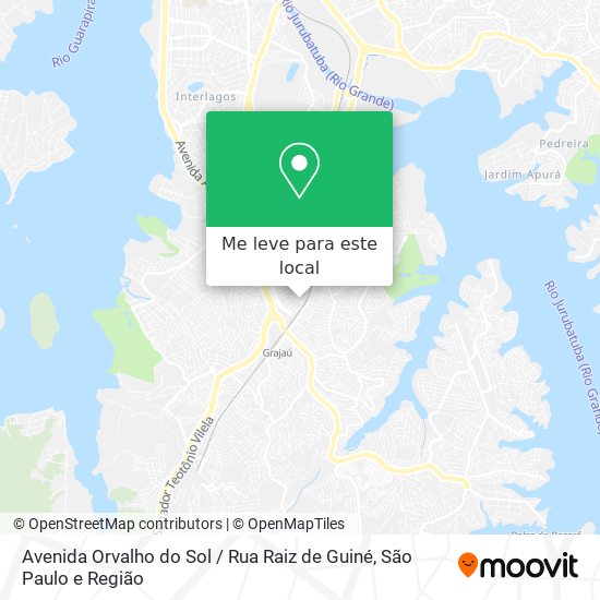 Avenida Orvalho do Sol / Rua Raiz de Guiné mapa
