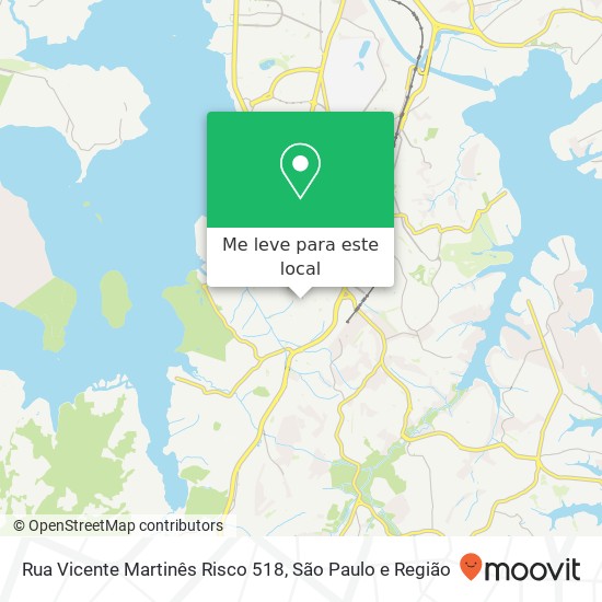 Rua Vicente Martinês Risco 518 mapa