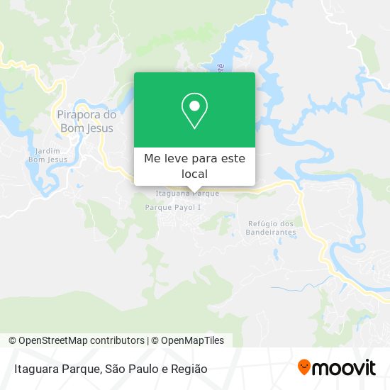 Itaguara Parque mapa