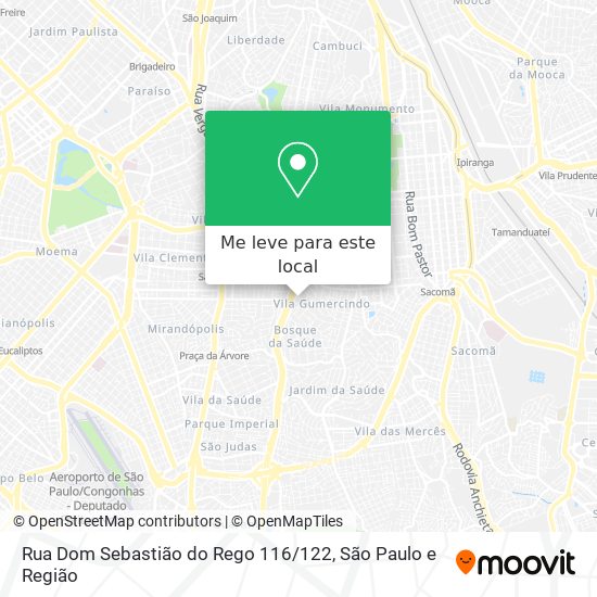 Rua Dom Sebastião do Rego 116 / 122 mapa