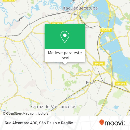 Rua Alcantara 400 mapa