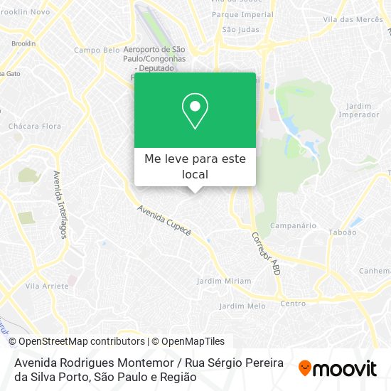 Avenida Rodrigues Montemor / Rua Sérgio Pereira da Silva Porto mapa