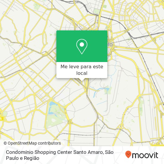 Condomínio Shopping Center Santo Amaro mapa