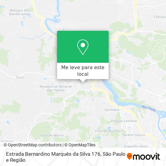 Estrada Bernardino Marquês da Silva 176 mapa