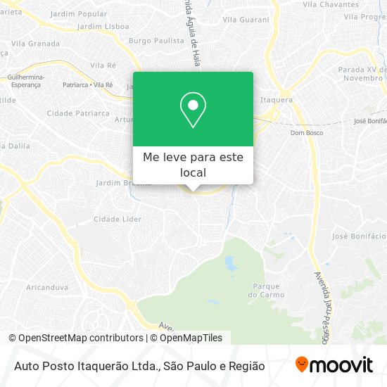 Auto Posto Itaquerão Ltda. mapa