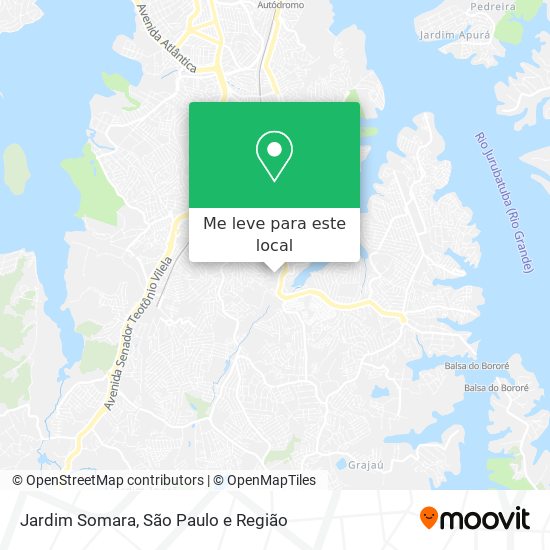 Jardim Somara mapa