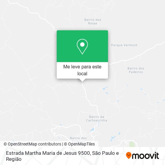 Estrada Martha Maria de Jesus 9500 mapa