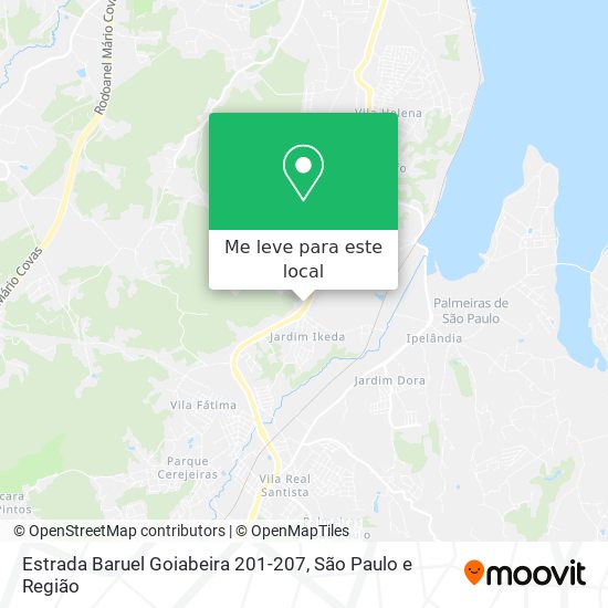 Estrada Baruel Goiabeira 201-207 mapa
