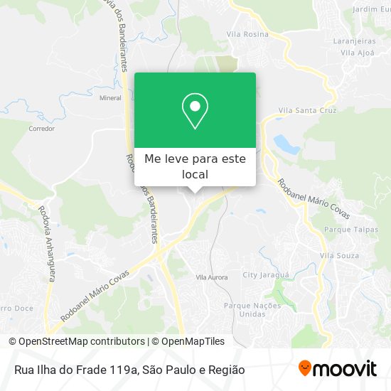 Rua Ilha do Frade 119a mapa