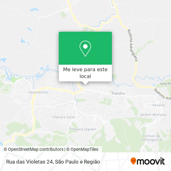Rua das Violetas 24 mapa