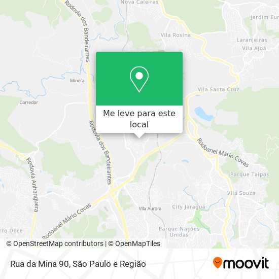 Rua da Mina 90 mapa
