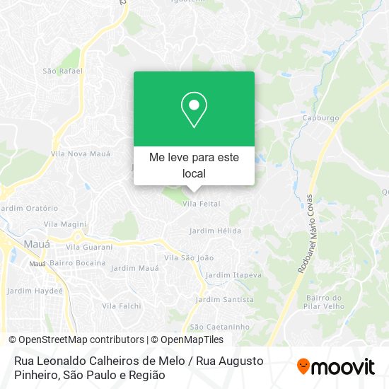 Rua Leonaldo Calheiros de Melo / Rua Augusto Pinheiro mapa