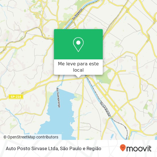 Auto Posto Sirvase Ltda mapa