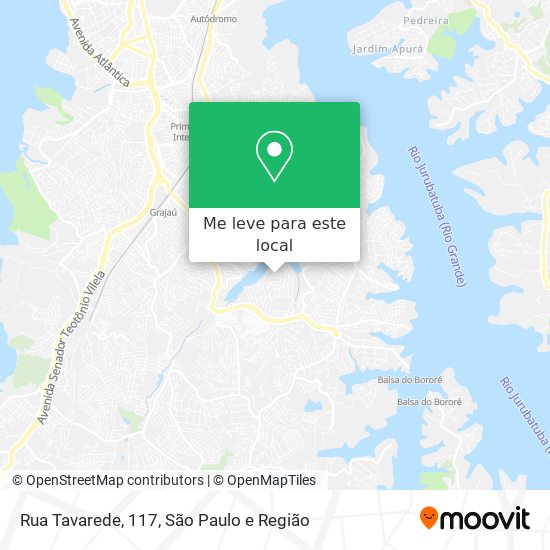 Rua Tavarede, 117 mapa