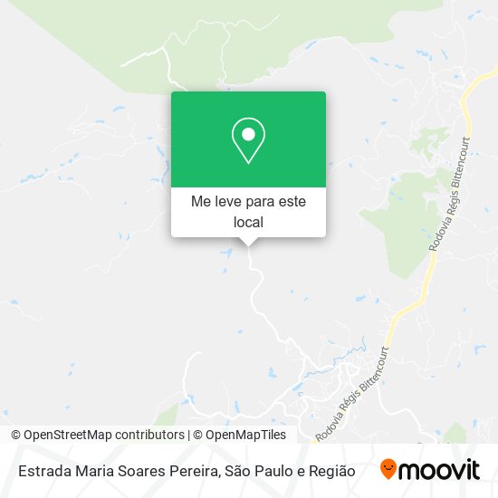 Estrada Maria Soares Pereira mapa