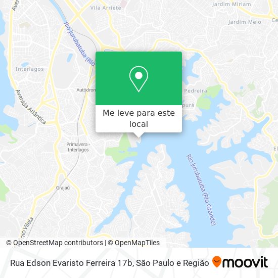 Rua Edson Evaristo Ferreira 17b mapa