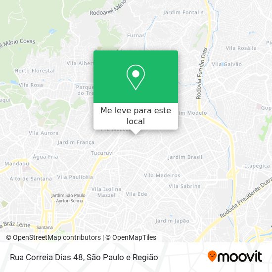 Rua Correia Dias 48 mapa