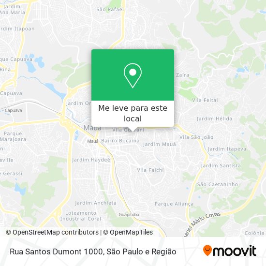 Rua Santos Dumont 1000 mapa