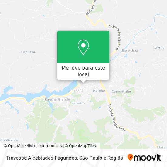 Travessa Alcebíades Fagundes mapa