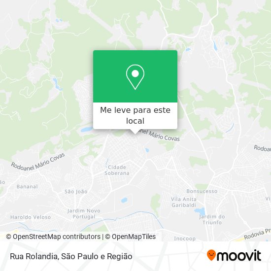 Rua Rolandia mapa