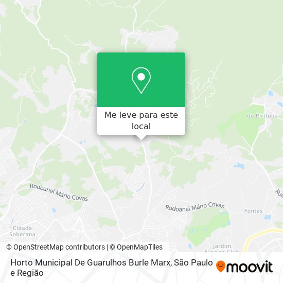 Horto Municipal De Guarulhos Burle Marx mapa