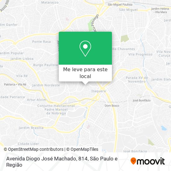 Avenida Diogo José Machado, 814 mapa
