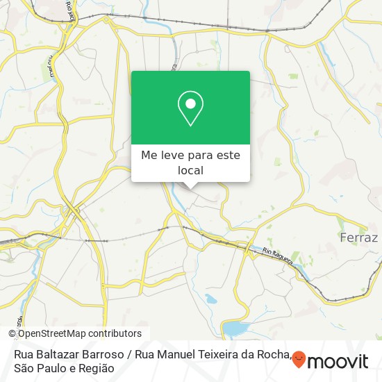 Rua Baltazar Barroso / Rua Manuel Teixeira da Rocha mapa